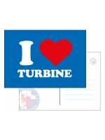 Postkarte 'I love Turbine'