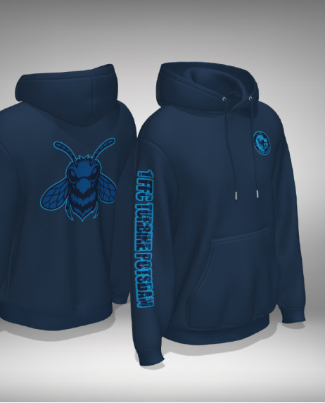 Hoodie Bine blau
