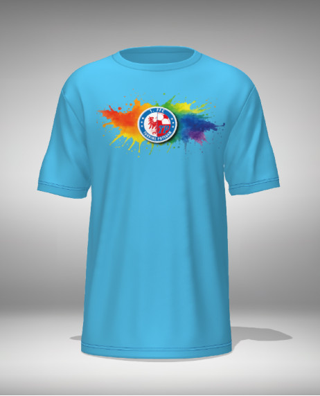 Tshirt Regenbogen-Splash