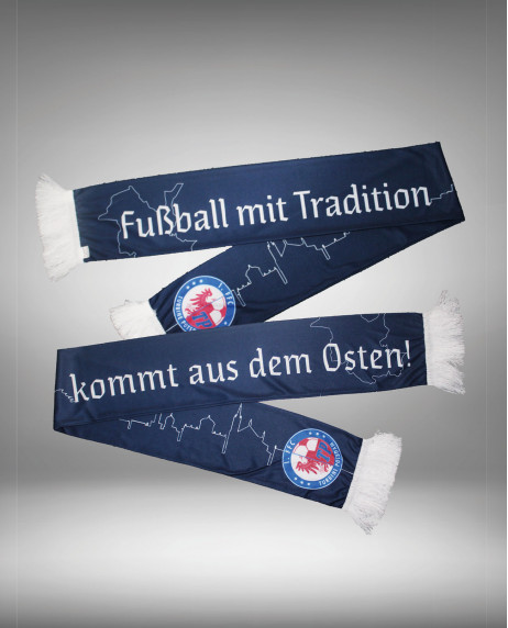 Seidenschal "Fußball mit Tradition"Seidenschal "Fußball mit Tradition"